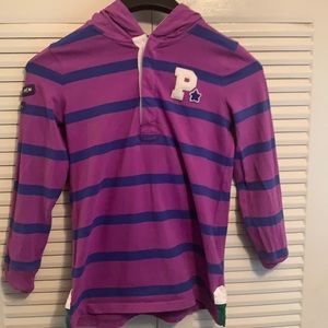 Polo rugby style hoodie